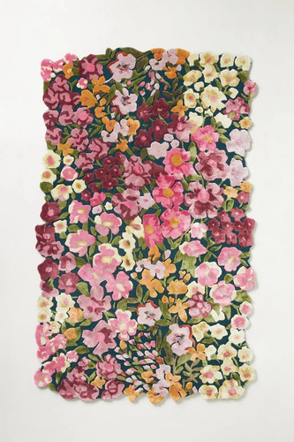 Tapis rose touffeté - tapis, rose,
