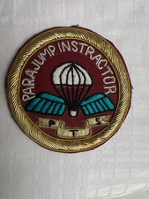 INDIA: Indian Army Para Jump Instructor patch Parachutist Airborn insignia wings