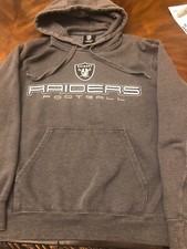 NFL Vintage Oakland Raiders Team Apparel  Men’s Medium Hoodie