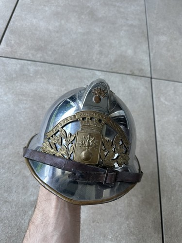 Ancien casque pompier - de,