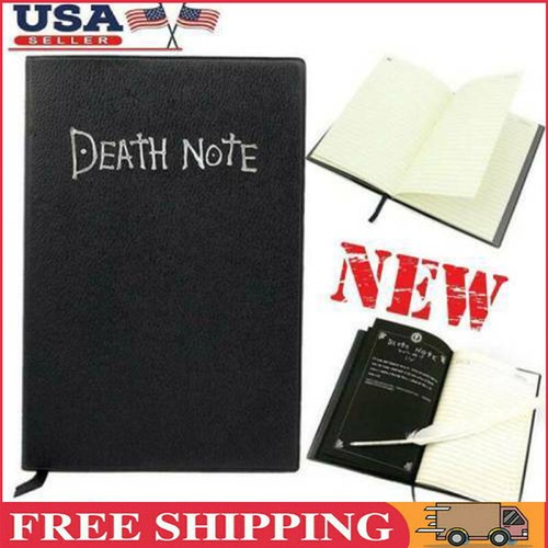 New death note - book, feather