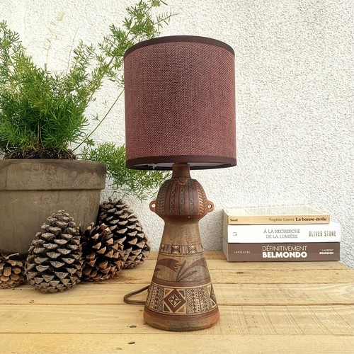 Ancienne lampe pied terre - pied,
