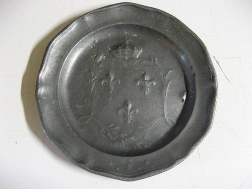 Rare assiette étain xviie - assiette,