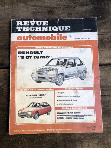 Ancienne revue technique - ancienne,