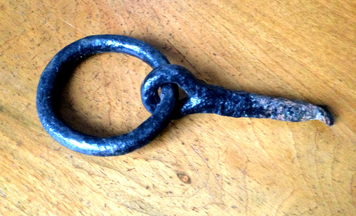 Old large wrought iron - old,