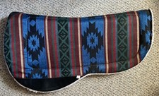Mustang Navajo Contoured Western Trail Saddle Pad