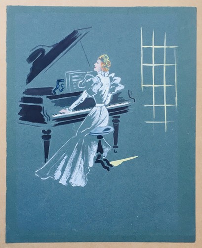 Dessin original gouache - dessin,
