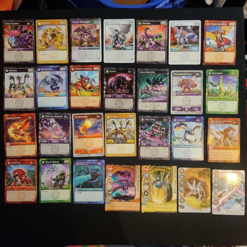 Bakugan tcg card lot cards - 24,