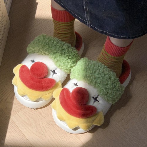 Chaussons pelucheux pour