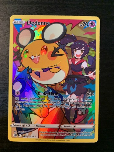 Carte pokémon dedenne - carte,