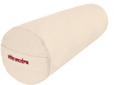 Bolster de yoga 100 % coton Bio 65 cm x 21 cm - Bourrage Kapok