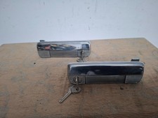 PAIR NOS FIAT 128 RALLY 128 SL 3P 127 900C 1050CL MIRAGLIO CHROME DOOR HANDLES