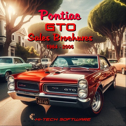 Pontiac gto sales brochures - pontiac,