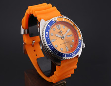 Vintage Seiko Diver'S Automatic Rotating Bezel 6309 Day & Date Men's Wrist Watch