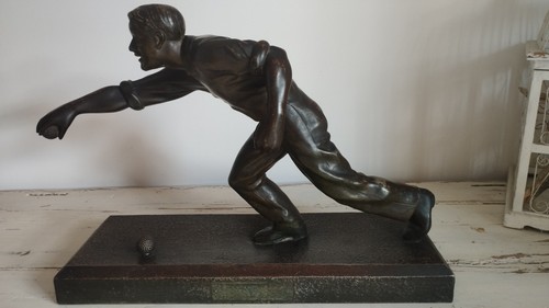 Sculpture régule patinée - sculpture, en