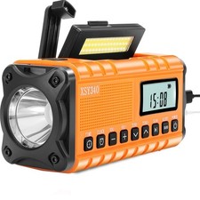 Radio solaire et manivelle