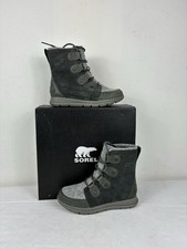 Sorel Explorer Joan Bottes Hiver Après-Ski Femme Imperméables Charbon 36 Neuf 