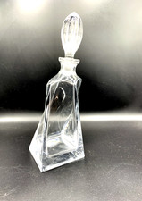 Twisted carafe and its chiseled cap. Spirits & Alcohol Bottle