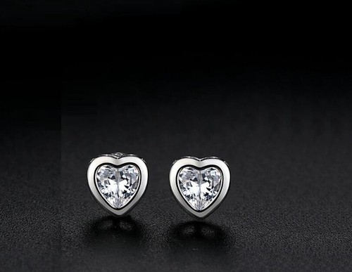 Tiny love heart silver 5 - heart, 1.5