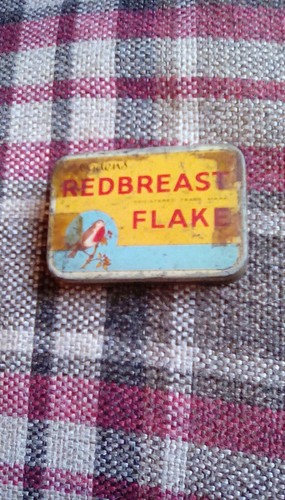 Redbreast flake tobacco tin - tin,
