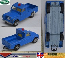 land rover 109 wb pick up bleu d'origin  1/43 corgi toys whizzwheels gt britains