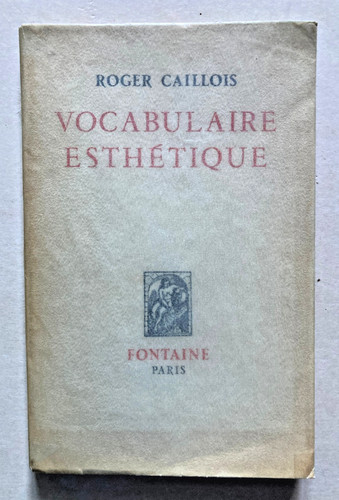 Roger caillois vocabulaire - caillois,