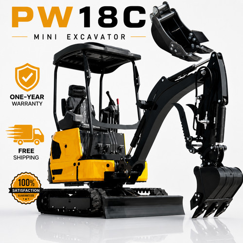 Mini excavator ton - 1.8, 13.7hp