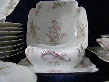 Alfred Hache & C° Vierzon France 1893 Porcelain Table Service, 61+10 pieces