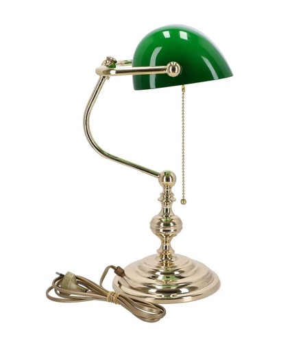 Lampe bureau laiton - lampe, en