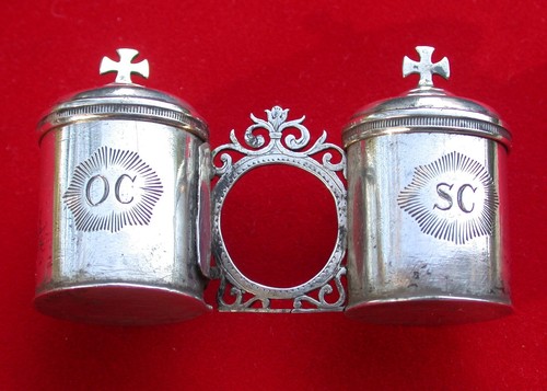 Argenterie ampoules saintes