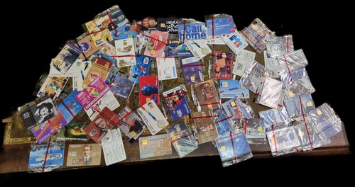 Lot cartes téléphoniques - lot,