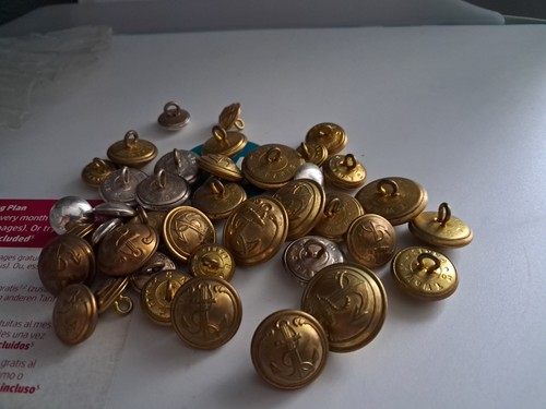 Lots boutons aluminum - ,