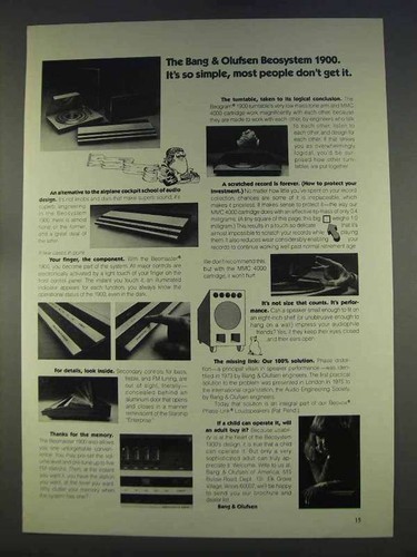 1977 bang olufsen beosystem - &,