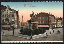 CPA Ostende, place Léopold