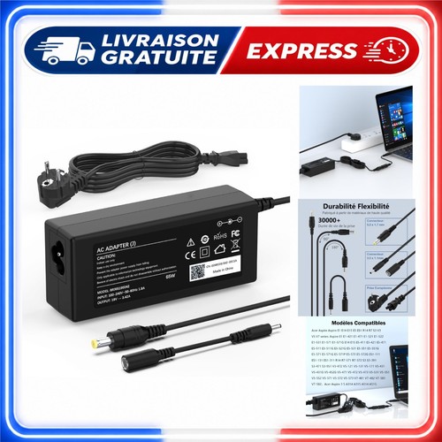 Chargeur 65w pour acer aspire - pour,