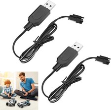 2x Chargeur USB 3,7V SM-2P