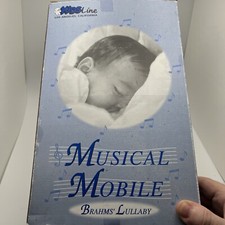 MUSICAL MOBILE soft plush ANIMALS ~ Brahms' Lullaby  Kidsline Baby