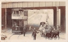 CPA SOUTH AFRICA PHOTO CARD JOHANNESBURG TROYVILLE TRAM SUBWAY