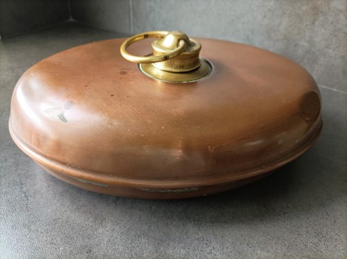 Ancienne bouillote ovale - , en