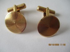 BOUTON MANCHETTES MANCHETTE  PLAQUE OR MARQUE ORIA   BIJOUX FANTAISIE