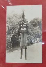 Photographie Ancienne - Danseur sur Echasse - Pays Toma - Guinée