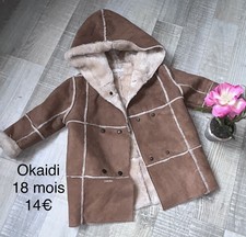 Okaidi 18 MOIS : Manteau Beige