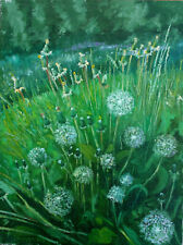 Tableau toile lin peinture à