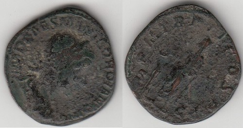 Monnaie antique sesterce - monnaie,