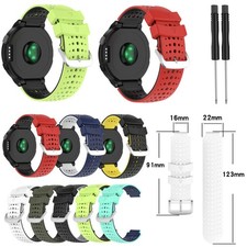Bracelet de montre en silicone pour Garmin Forerunner 220/230/235/620/630/735xt