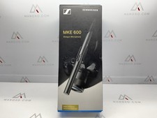 Sennheiser MKE 600 Camcorder Shotgun Microphone, Black, MKE600