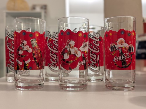 Verres coca cola - noël, 1998
