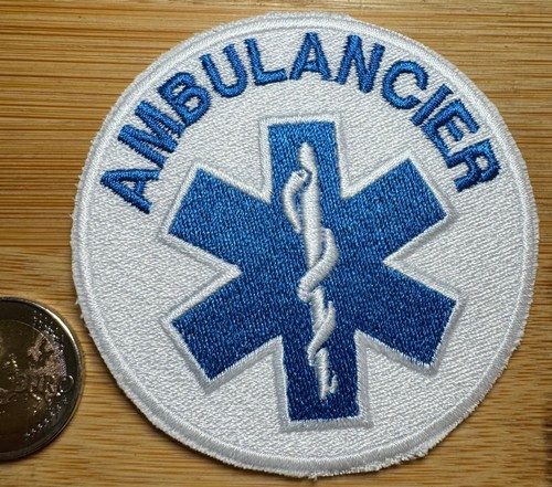 Ecusson patch ambulancier - ecusson,