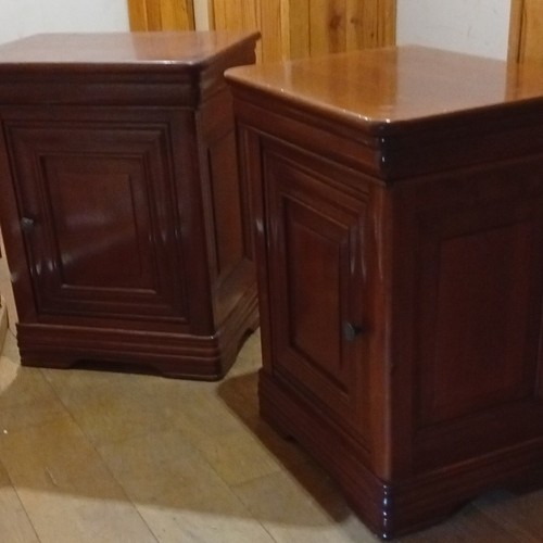 Lot tables chevet bois - lot,