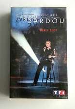 Michel Sardou – VHS SECAM – Bon état – Bercy 2001 – TF1 Vidéo – jaquette coupée